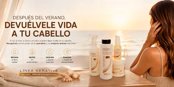 Línea Kerative Bioxil Línea Kerative para el cuidado capilar